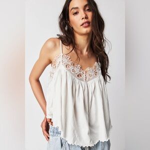 Free People Lace Tank